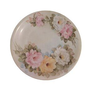 Vintage Heinrich Bavaria Floral Plate by Mildred 1954